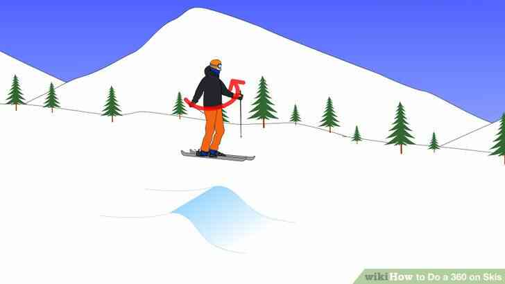 Image intitulée Faire un 360 sur des Skis à l